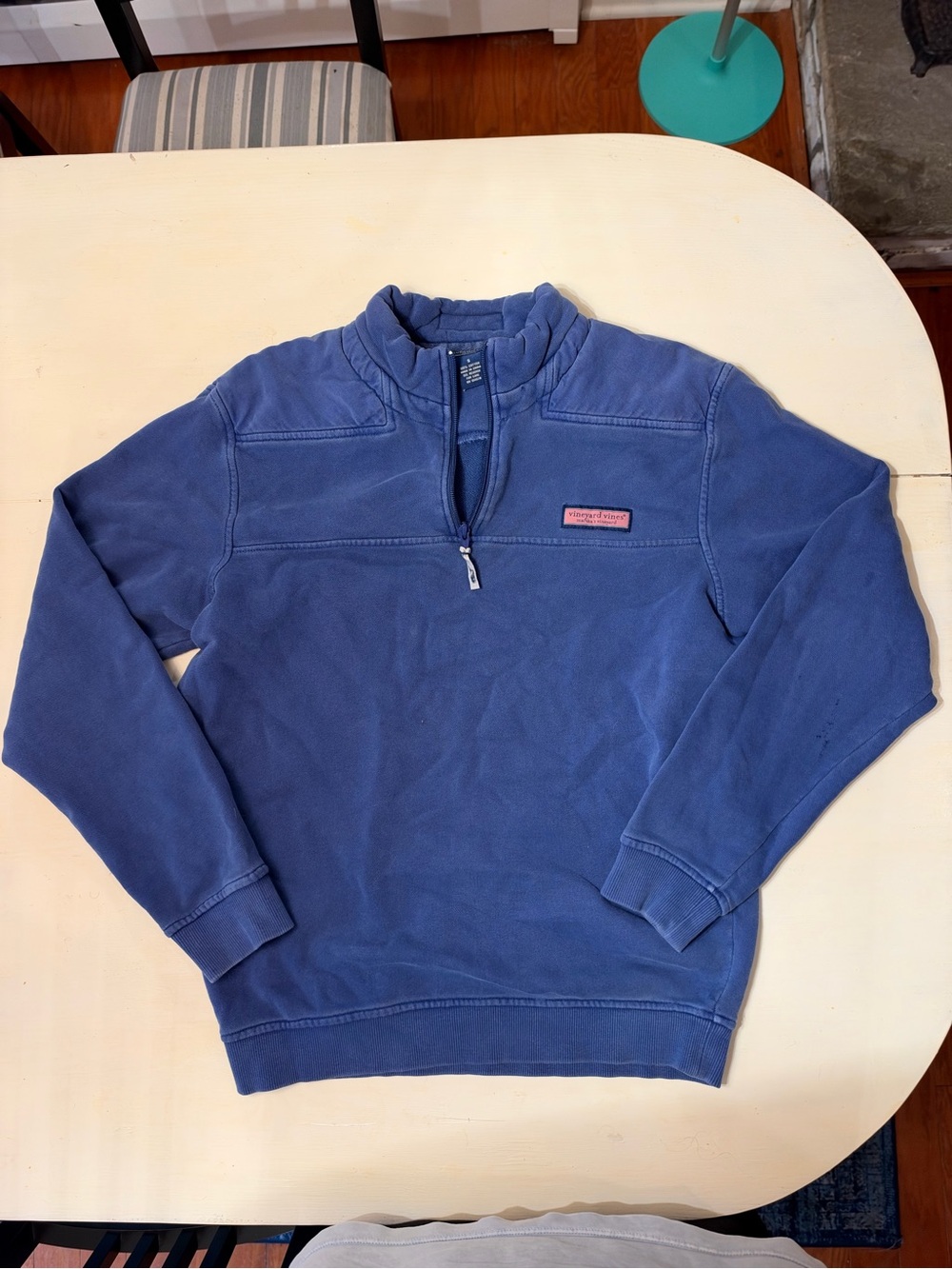 Vineyard Vines Blue Half-Zip Pullover Sweater